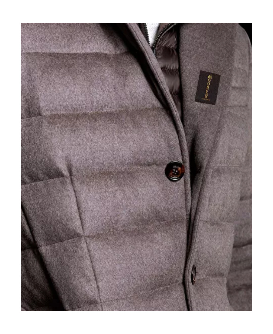 Moorer Nomo Quilted Down Jacket In Black