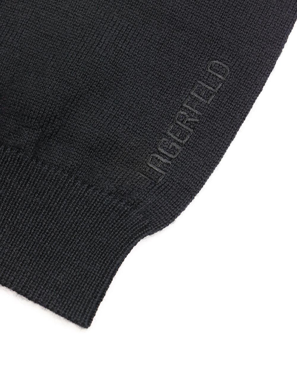Karl Lagerfeld Long-sleeved Sweater In Black