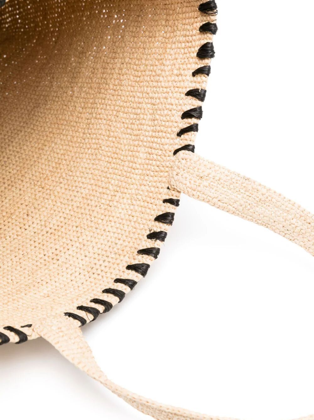Shop Lanvin Logo-embroidered Raffia Tote Bag In Nude