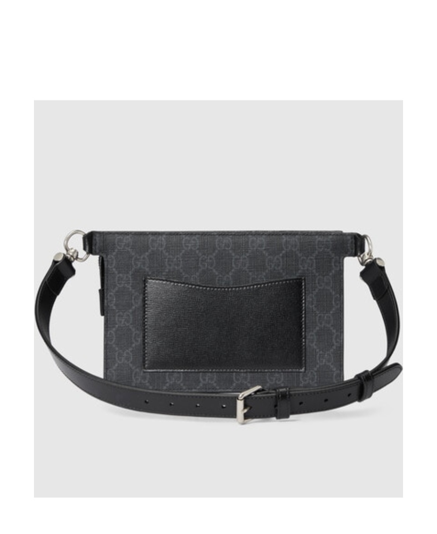Gucci Gg Supreme Canvas Belt Bag In Black