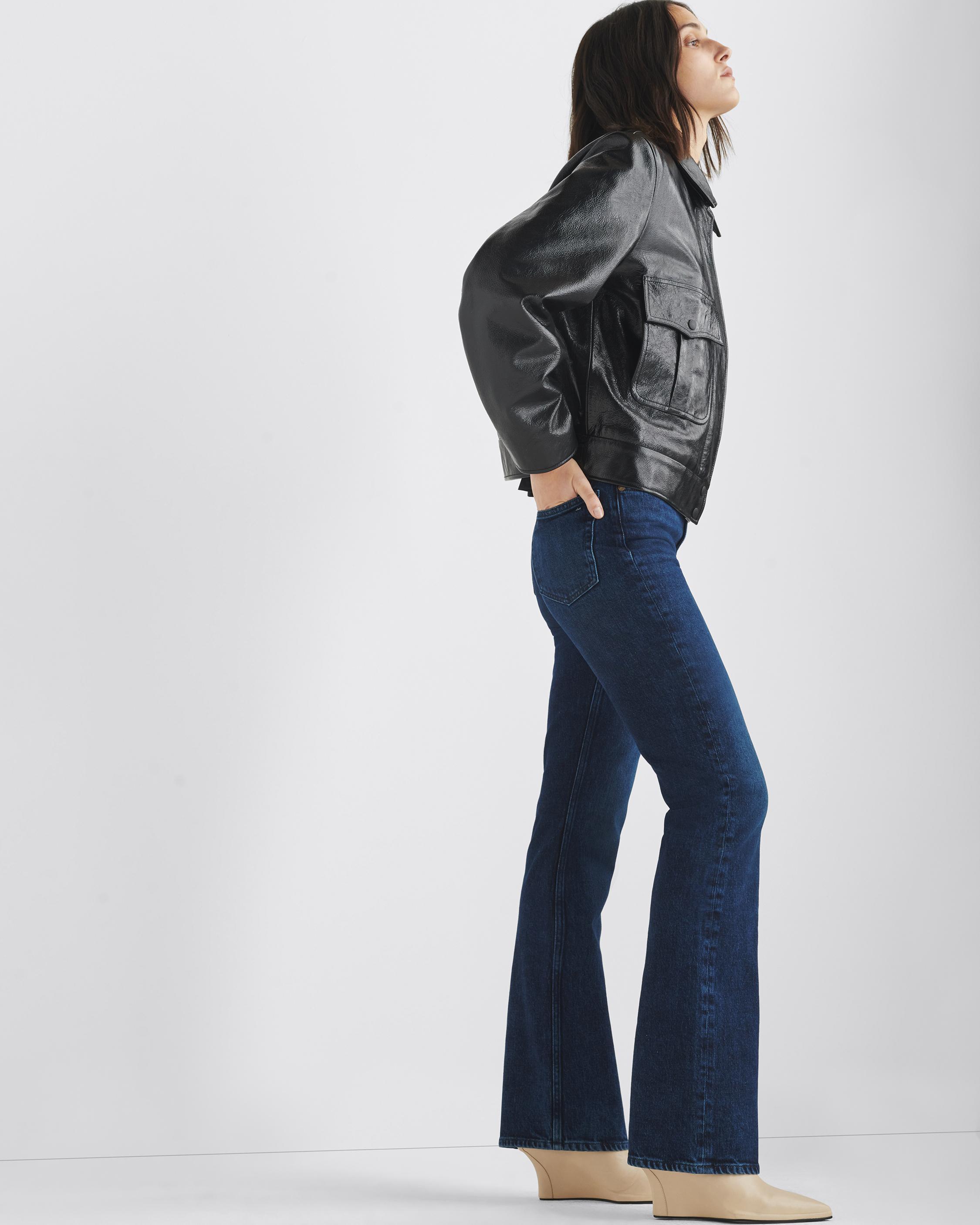 Rag & Bone Peyton High-rise Bootcut Jeans In Blue