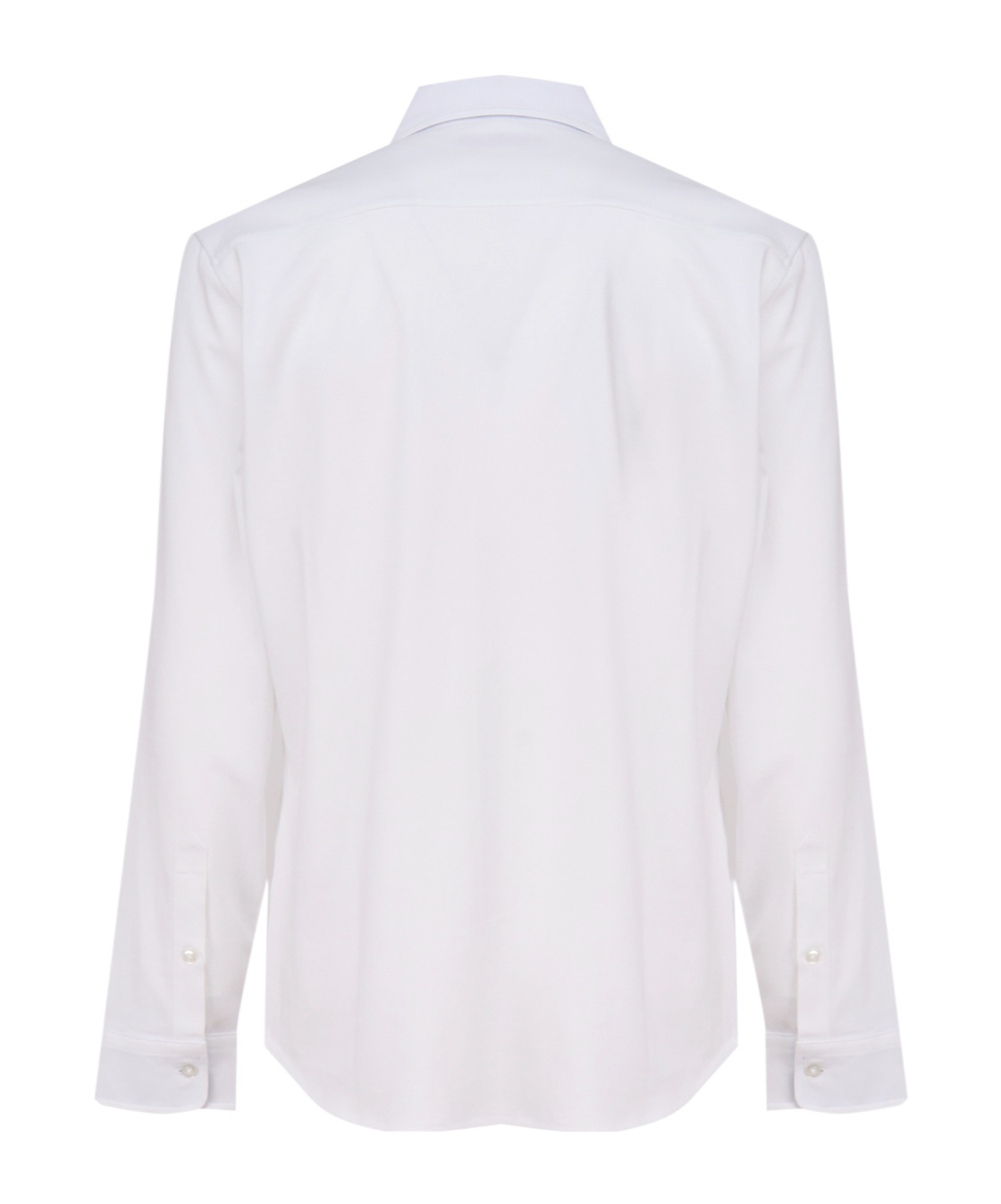 Fay Long-sleeved Shirt In White