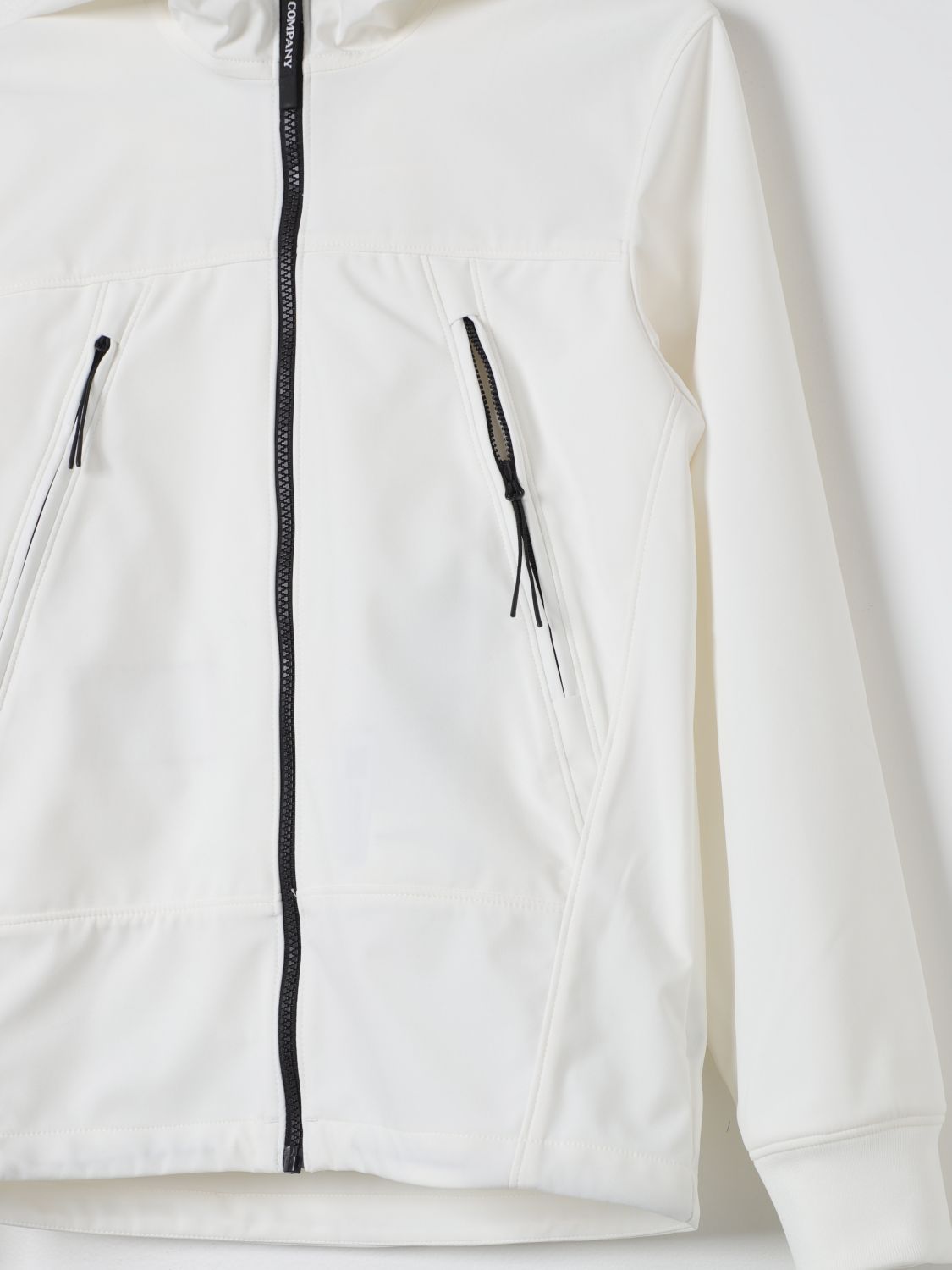 Shop C.p. Company Hooded Jacket In White