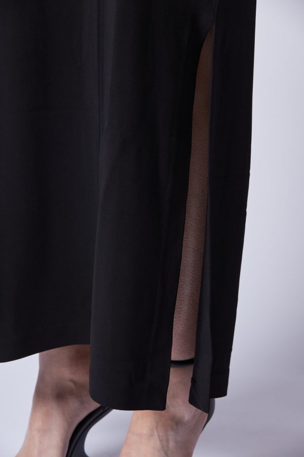 Thom Krom Chain-straps Maxi Dress In Black