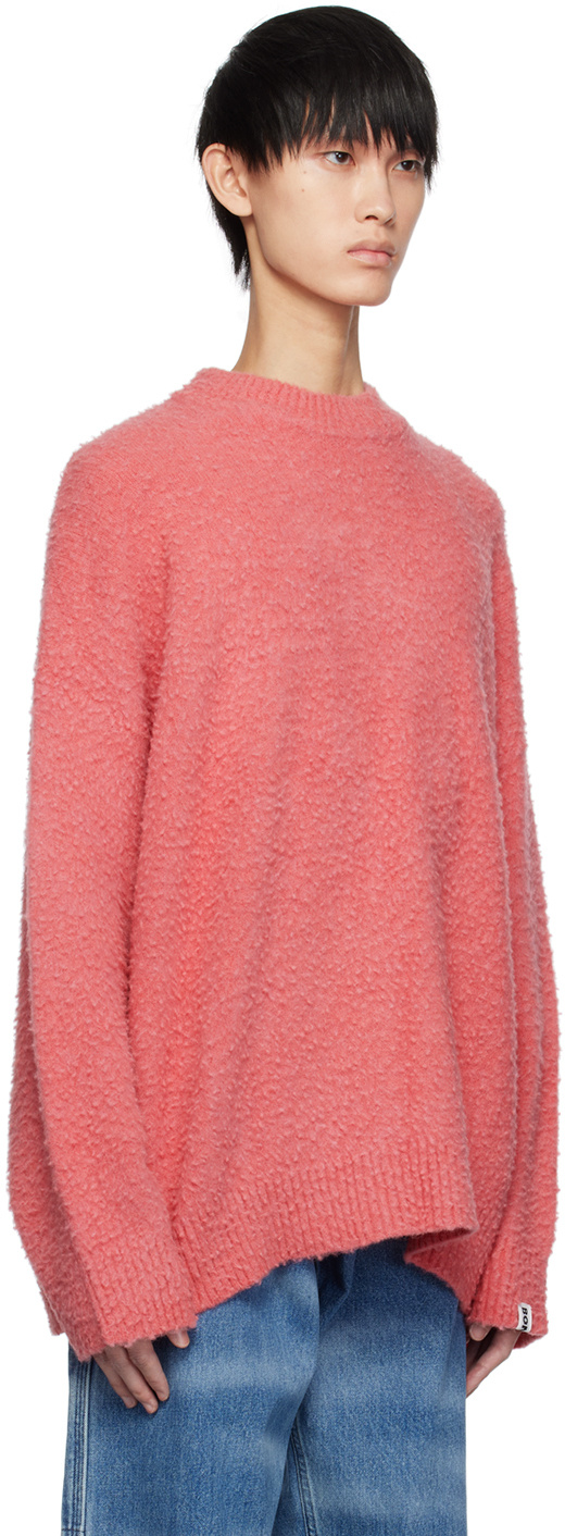 Bonsai Logo-patch Casentino-wool Jumper In Red