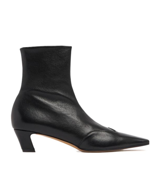 Khaite Square Toe Ankle Boots