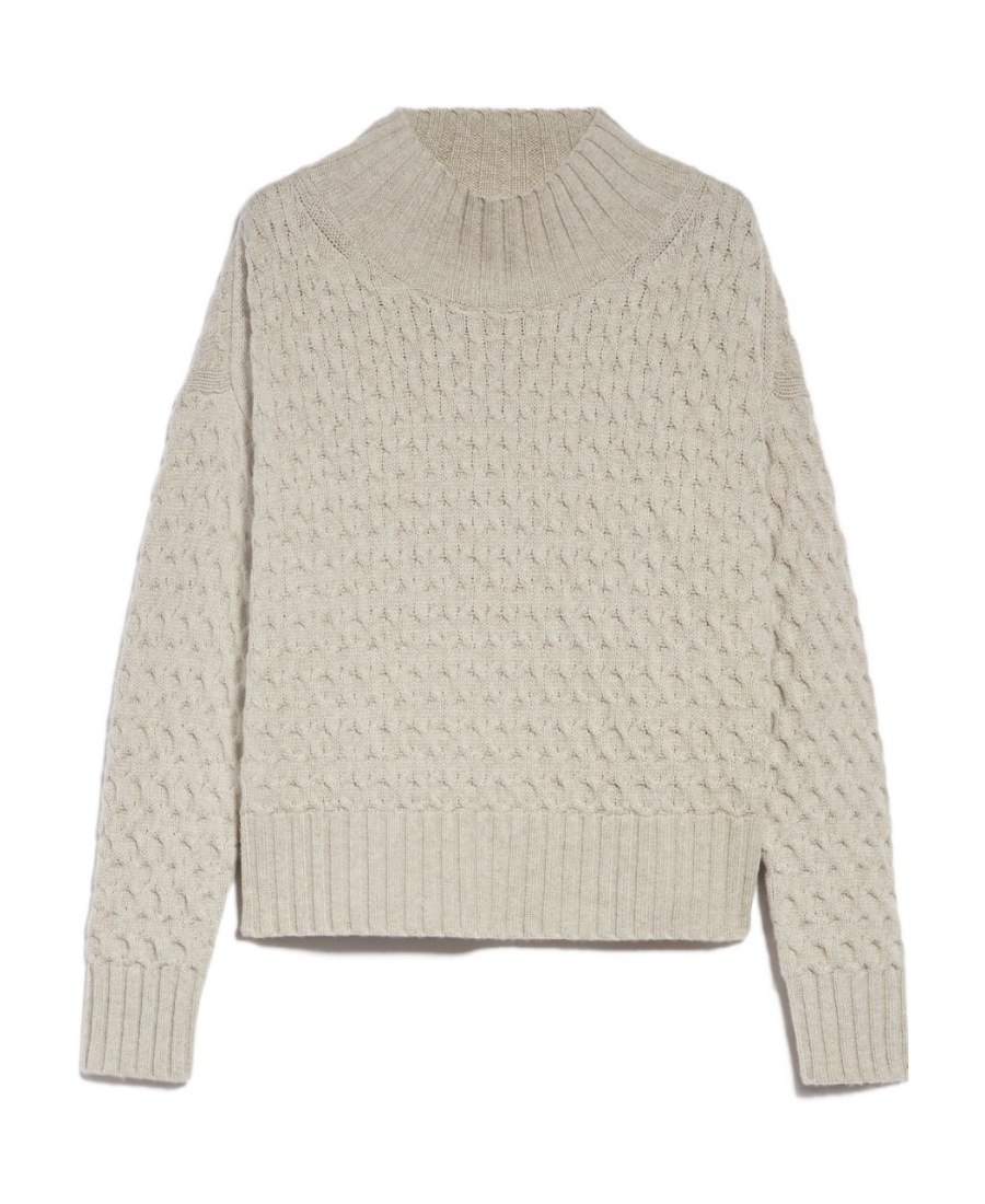 MAX MARA WOOL CASHMERE LONG-SLEEVED SWEATER