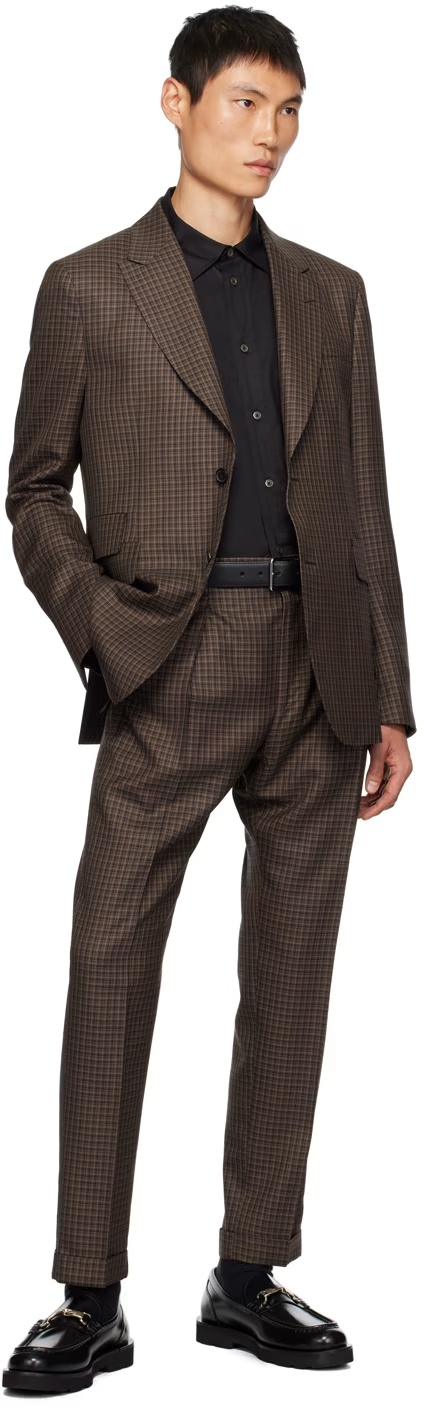 PAUL SMITH LAPEL LONG-SLEEVED BLAZER