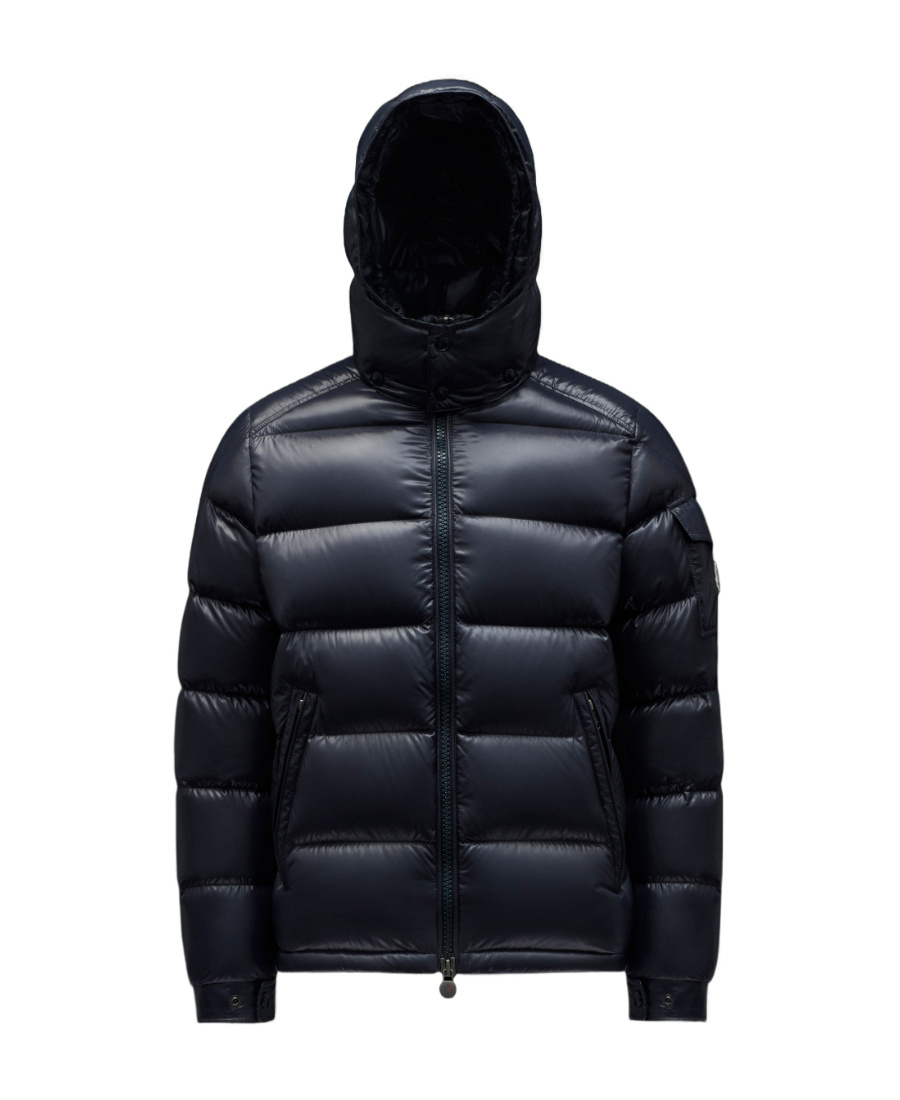 Moncler Maya Short Style Down Jacket In Blue