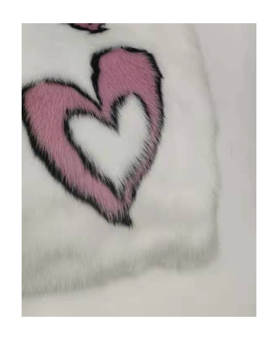 Simonetta Ravizza Furrh1 Heart-shaped Pattern Handbag In Gray