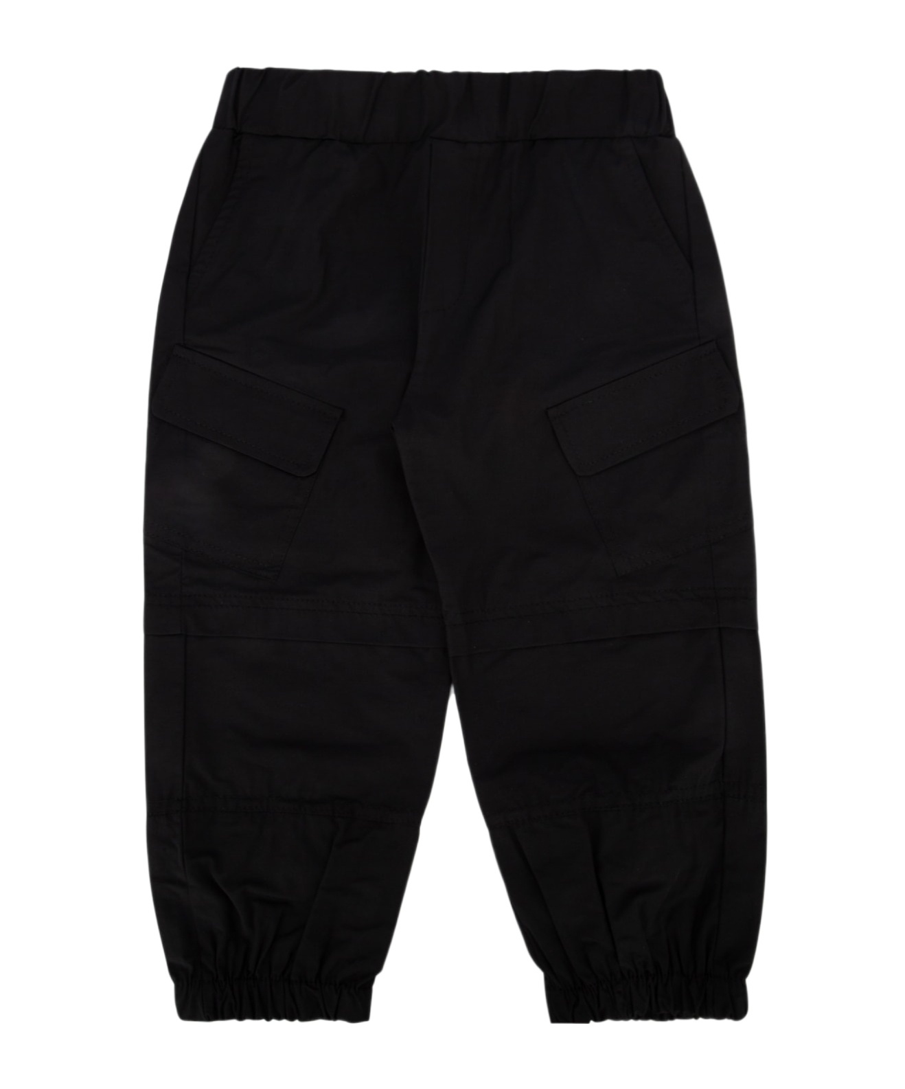 Shop Msgm Loose Waist Trousers In Black