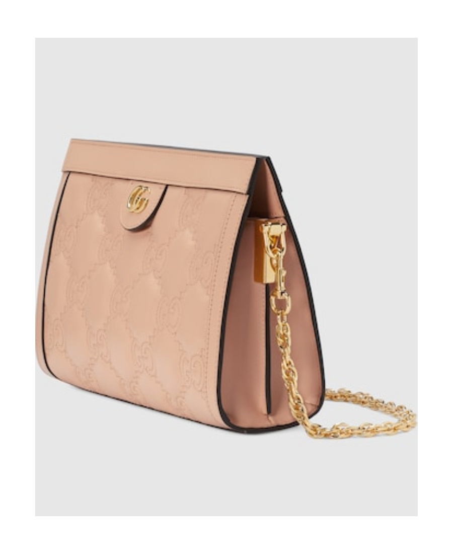 Gucci Women's Gg Matelassã© Small Crossbody Bag In Nude