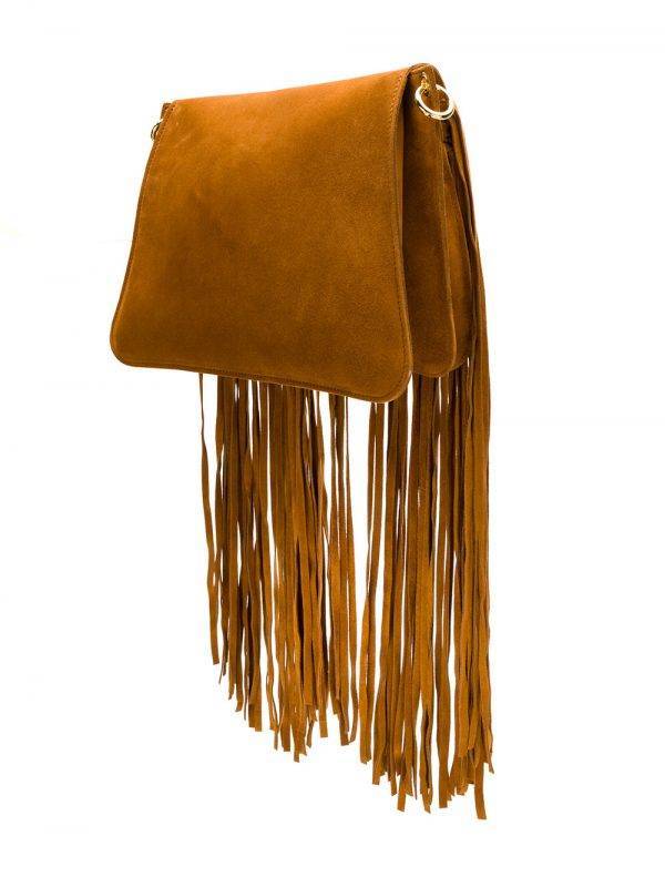 Jw Anderson Small Pierce Tassel Shoulder Bag In Brown
