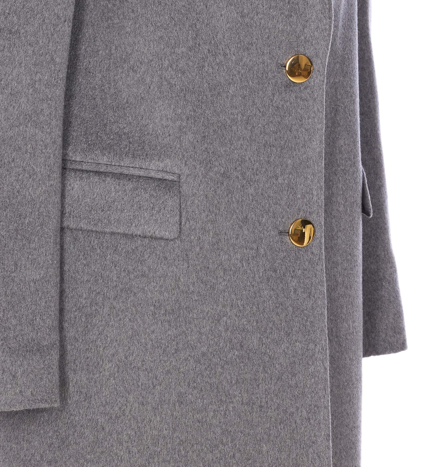 Tagliatore Amanda Coat With Buttoned Cuffs And Pockets In Brown