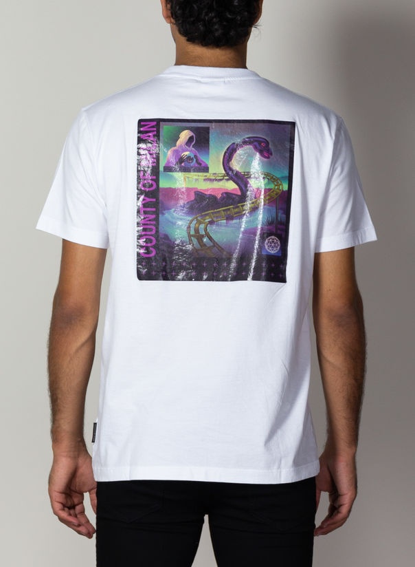 Marcelo Burlon County Of Milan Monster Printed T-shirt In White