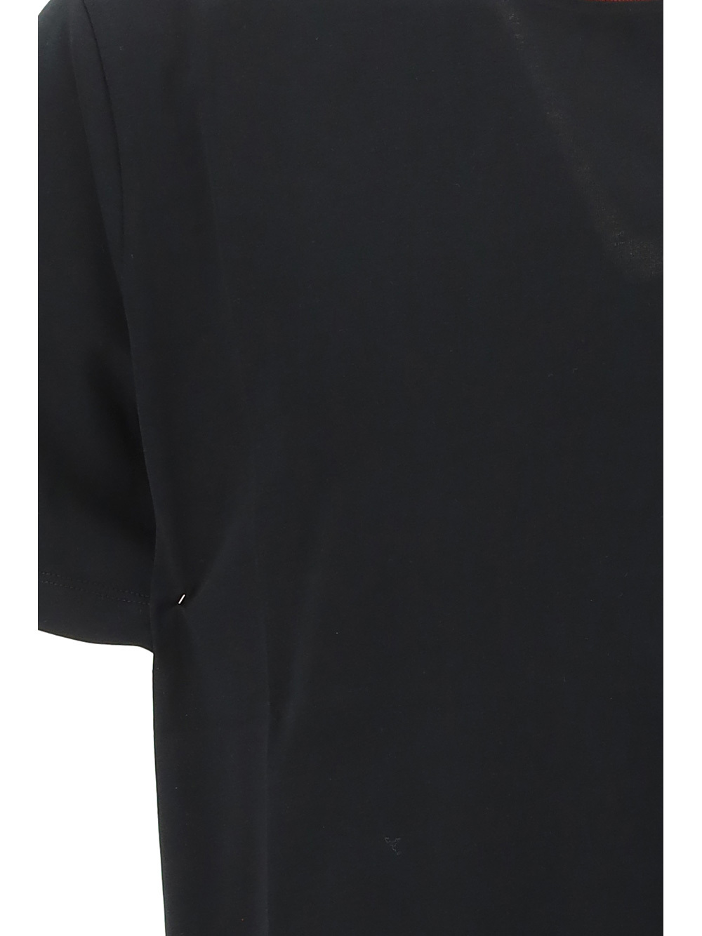 Shop Paul Smith Logo Round Collar Short-sleeved T-shirt In Black