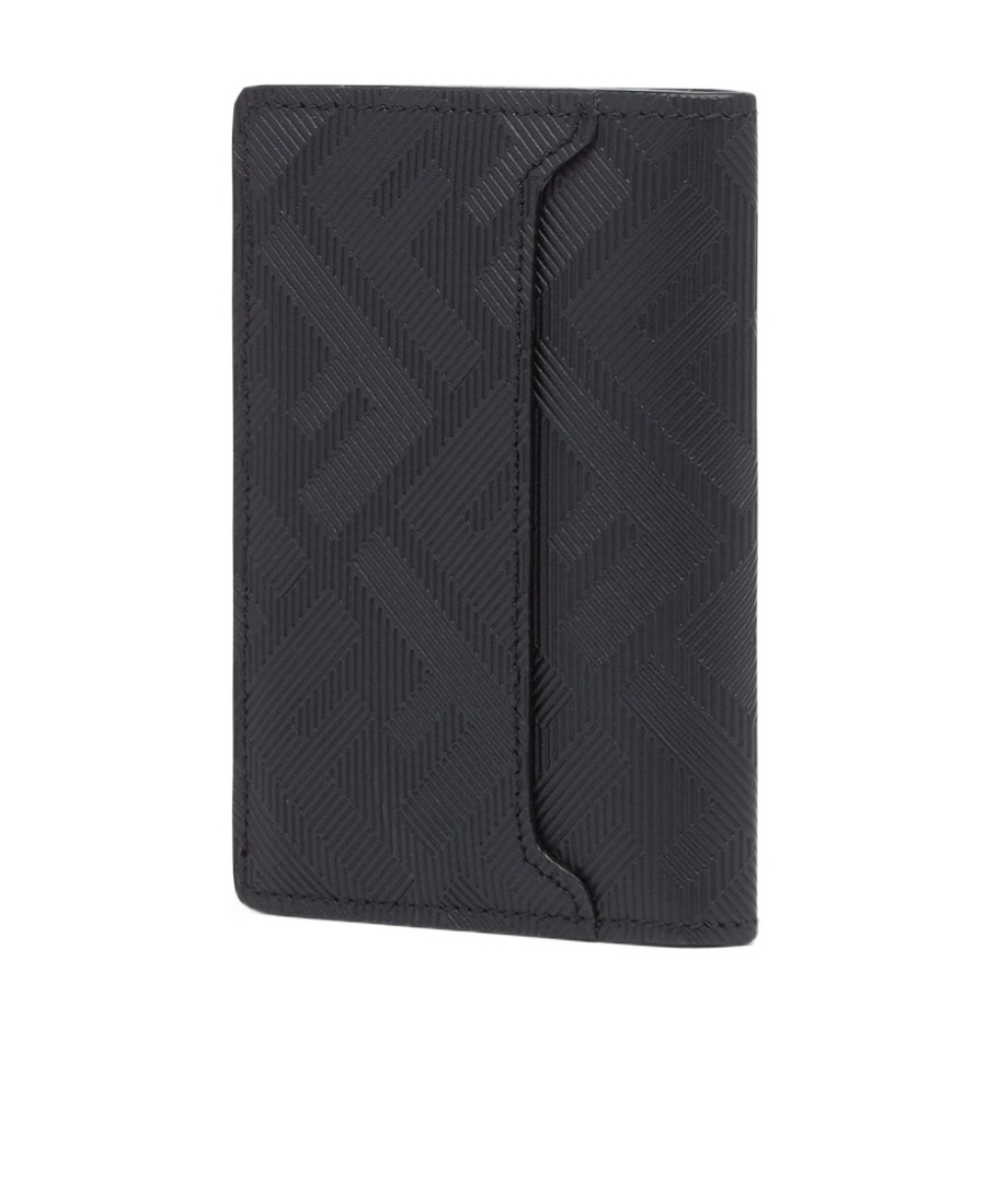 Fendi Shadow Card Holder In Black