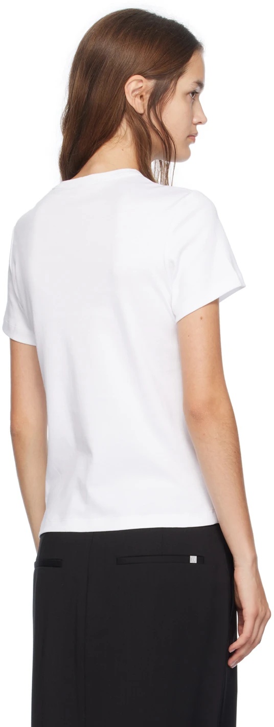 Helmut Lang Round Collar Logo T-shirt In Multicolor