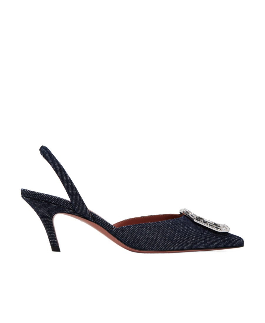 AMINA MUADDI CAMELIA SHOES WITH EXPOSED HEELS