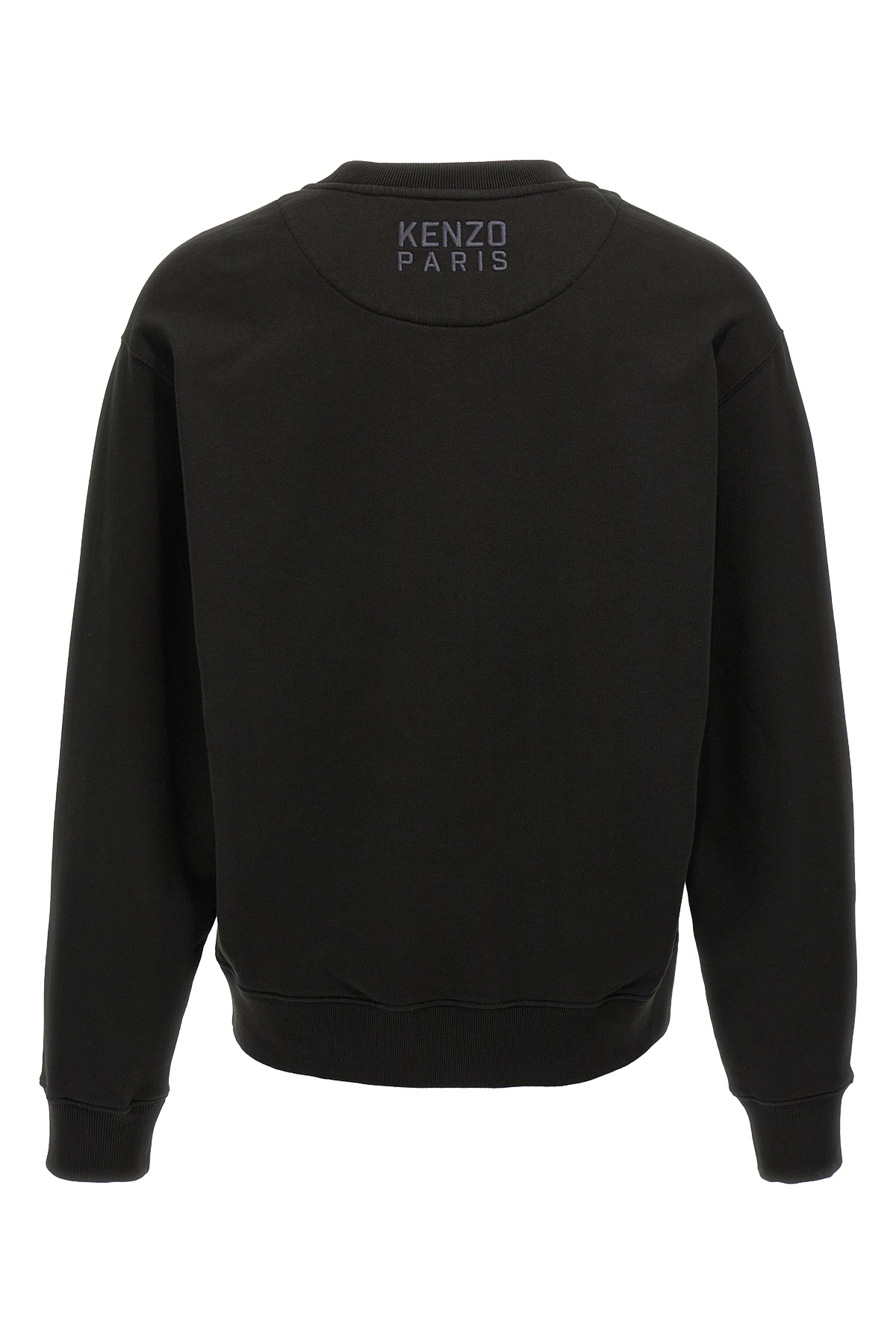 Kenzo "happy Tiger" Sweatshirt In Black
