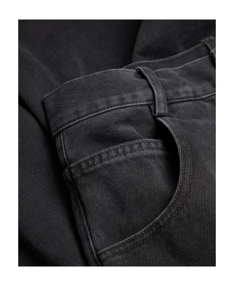 Ann Demeulemeester Goele 5-pockets Comfort Skirt Faded Denim In Black