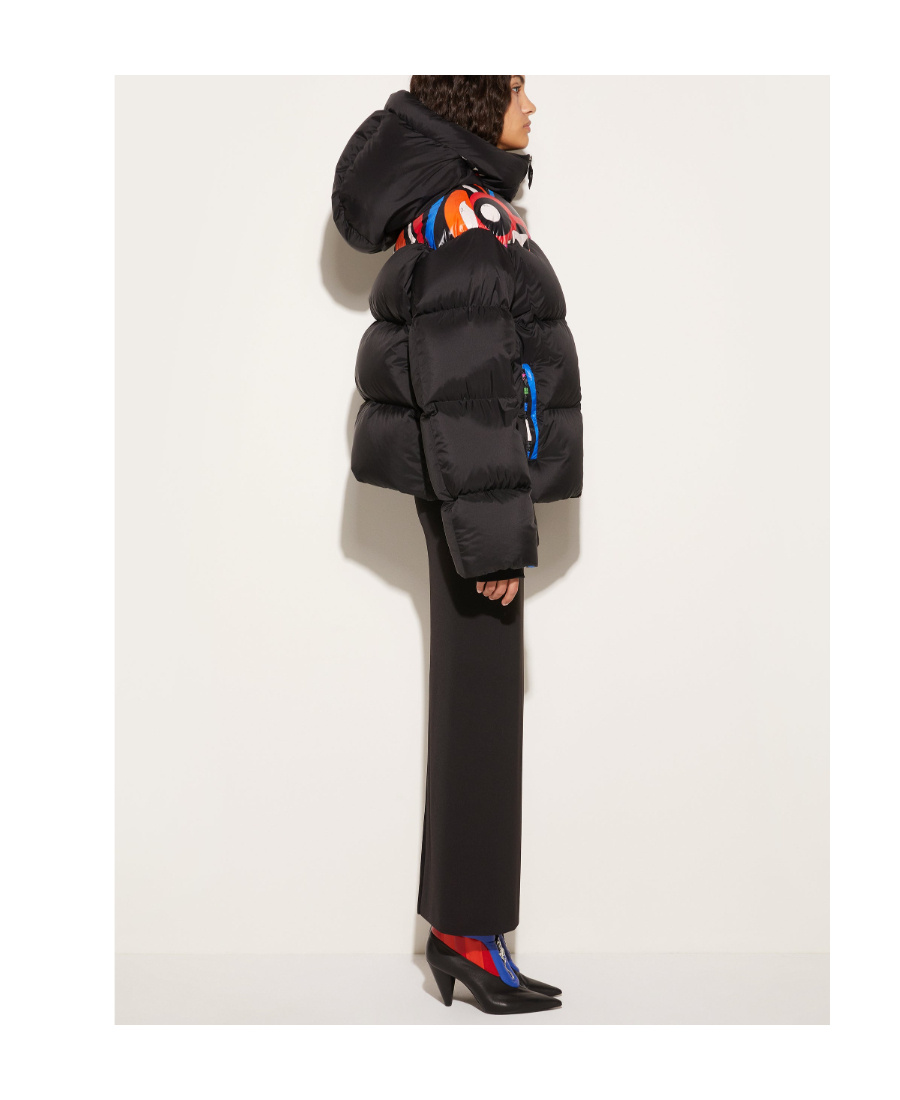 Pucci Onde-panelling Hooded Puffer Jacket