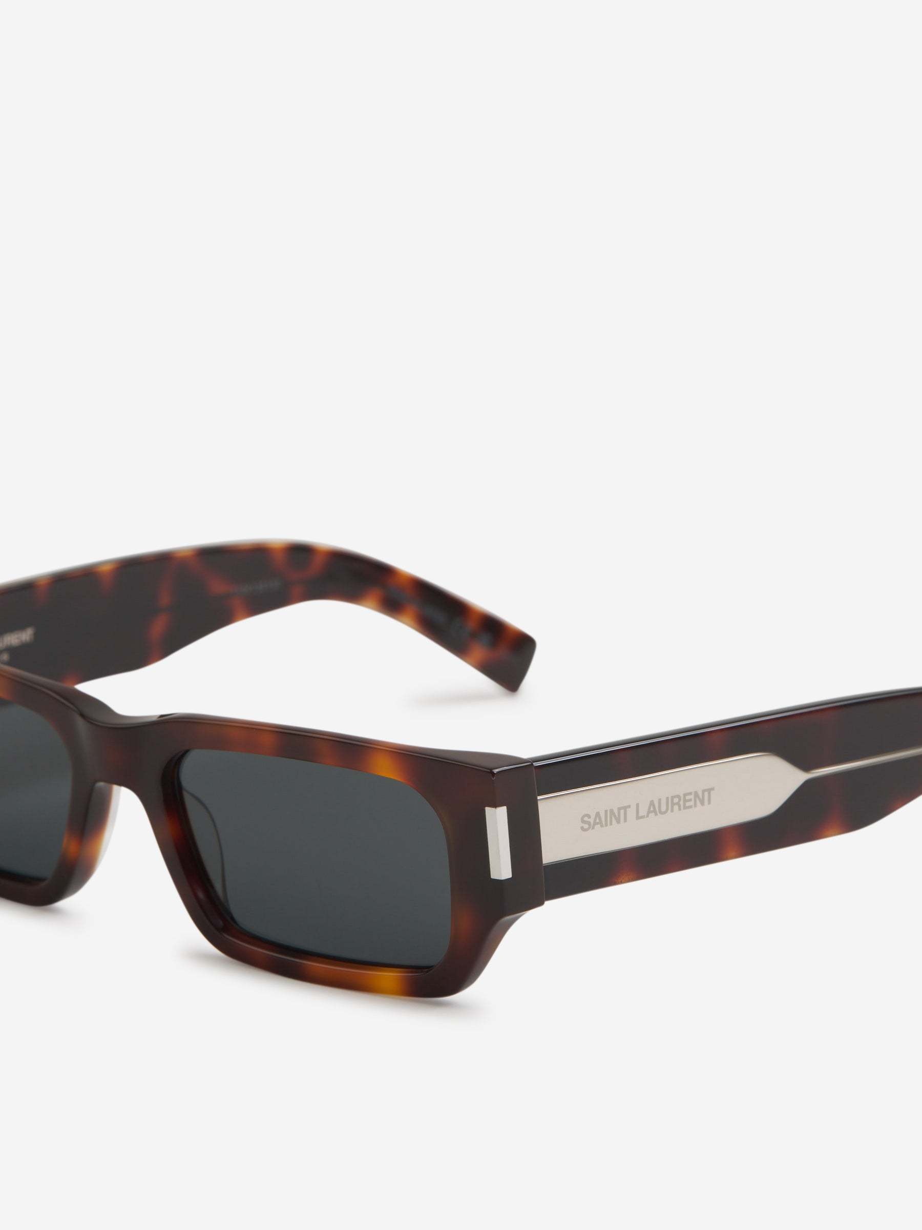Saint Laurent Full-framed Sunglasses In Black