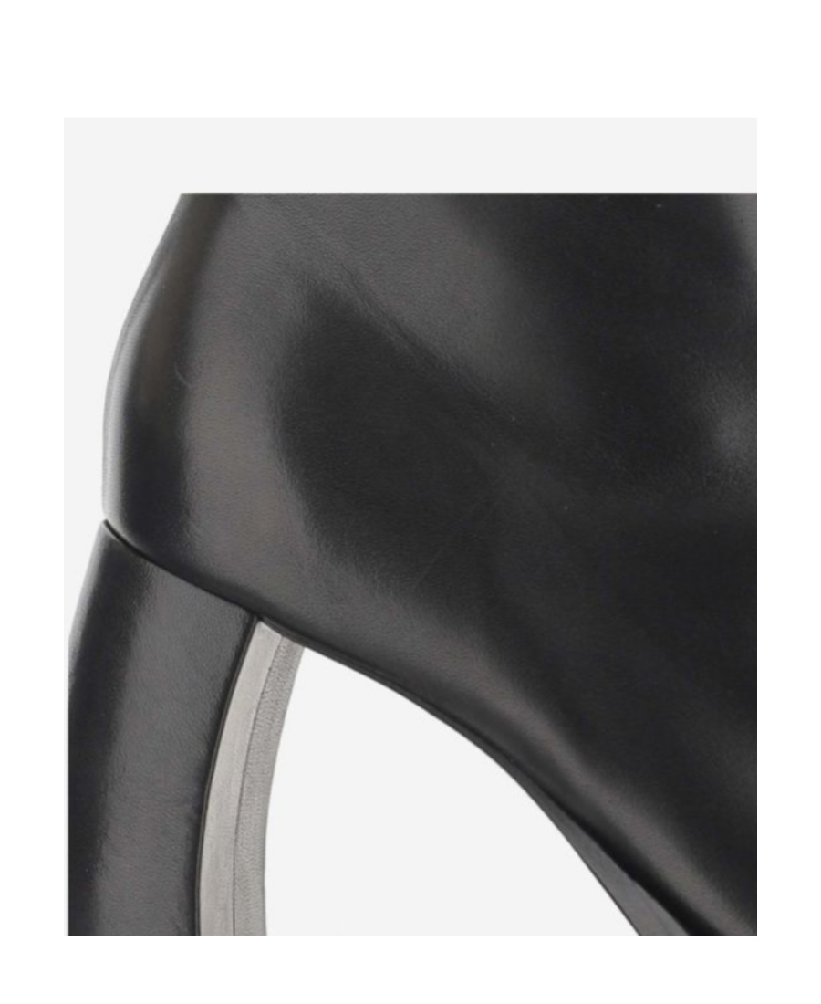 Ann Demeulemeester Lisa Ankle Boots In Black Leather In Black