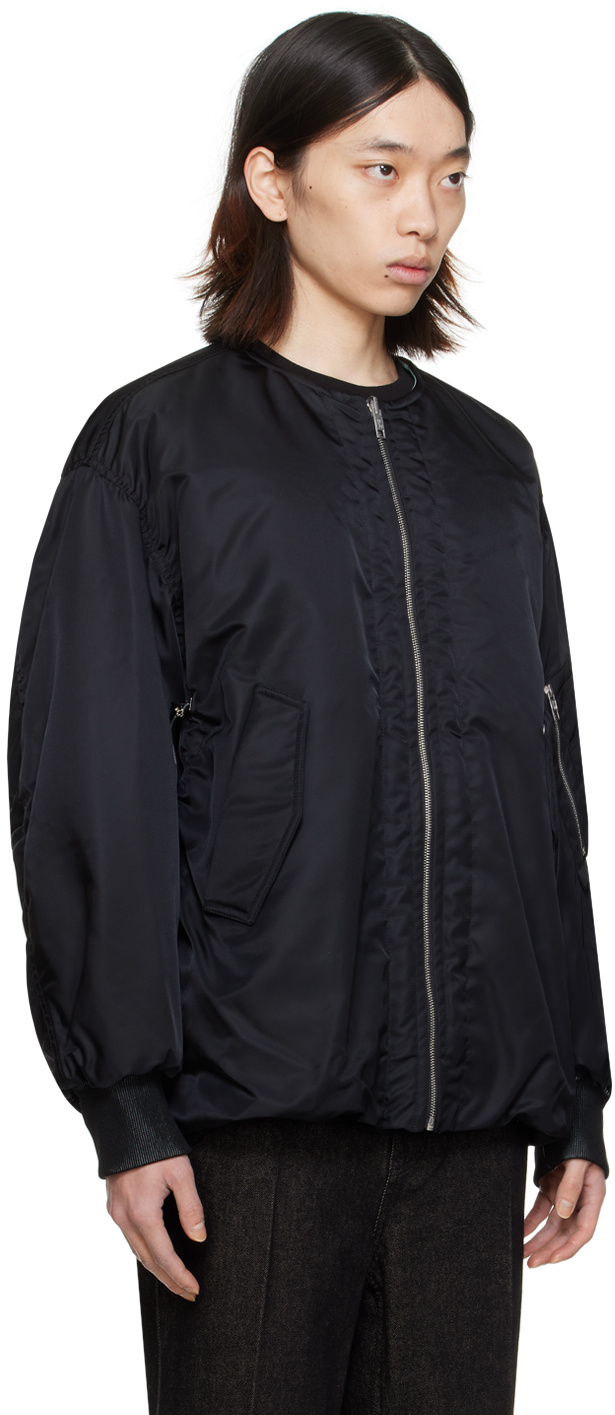 Wooyoungmi Tight Rope Double-sided Casual Jacket In Black