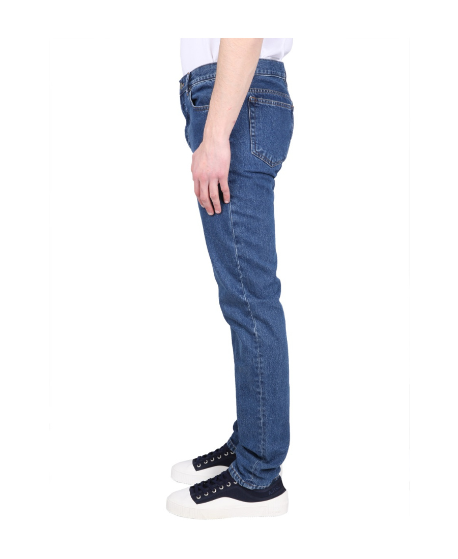 Apc Indigo Martin F Jeans In Blue