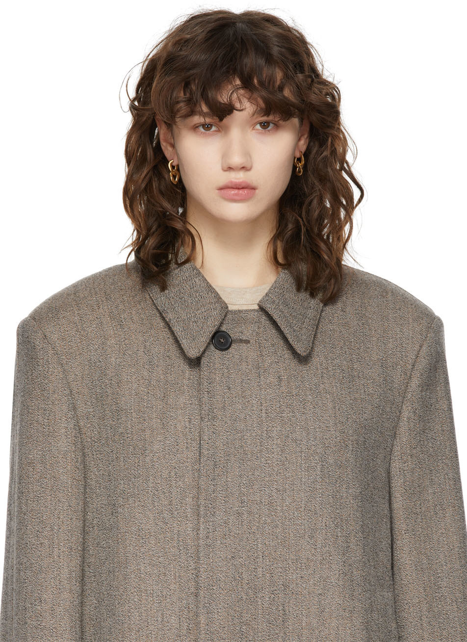 Maison Margiela Chain-link Earrings In Yellow