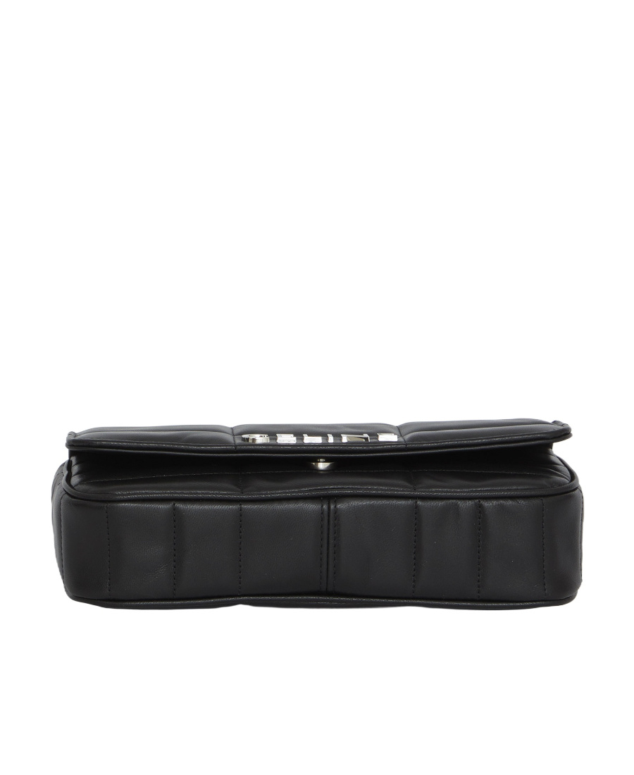 Celine Quilted Shoulder Bag In Black