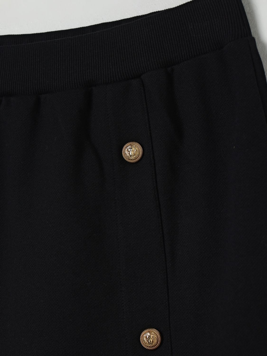 Balmain Elastic Waist Skirt In Black