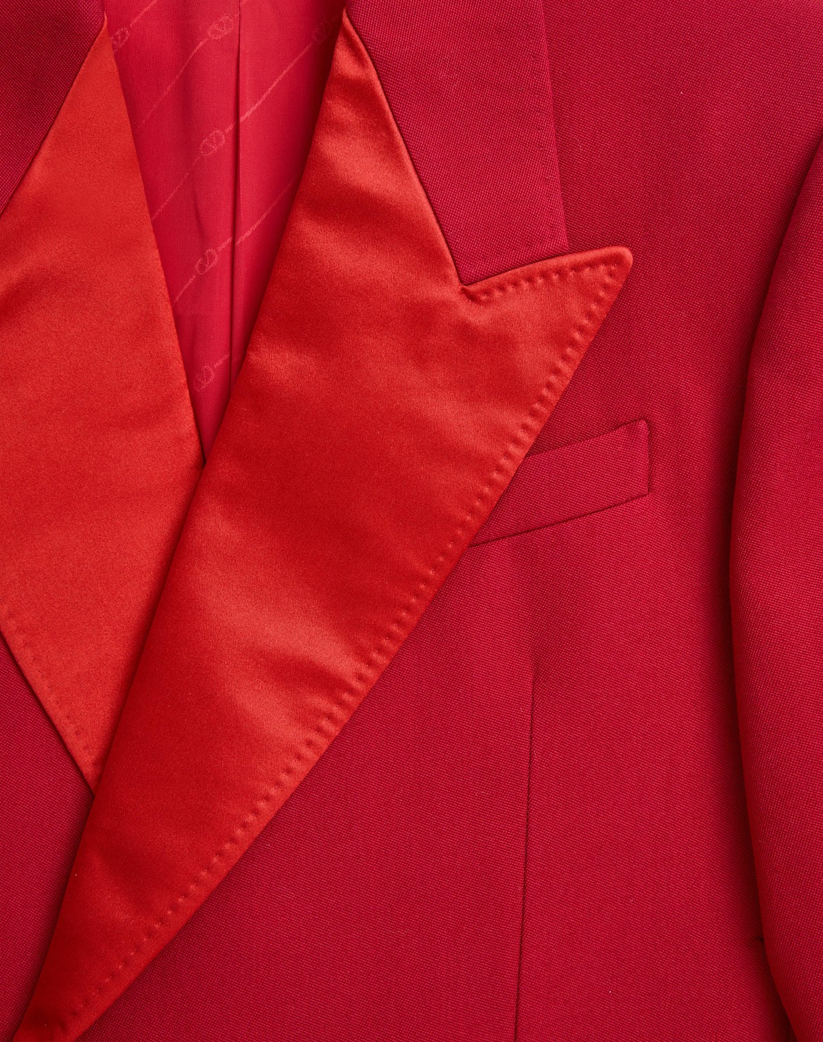 Valentino Man Red Blazers In Red