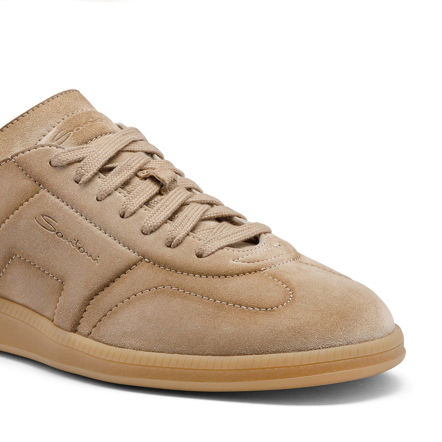 Santoni Soft Leather Sneakers For Casual Style