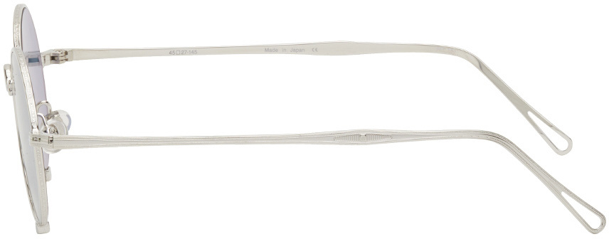 MATSUDA LOGO ROUND SUNGLASSES