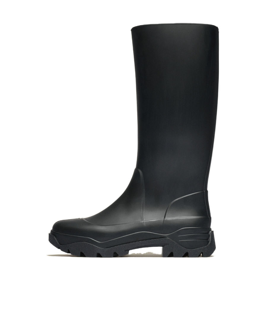 Maison Margiela Tabi Chunky-sole Rain Boots In Black