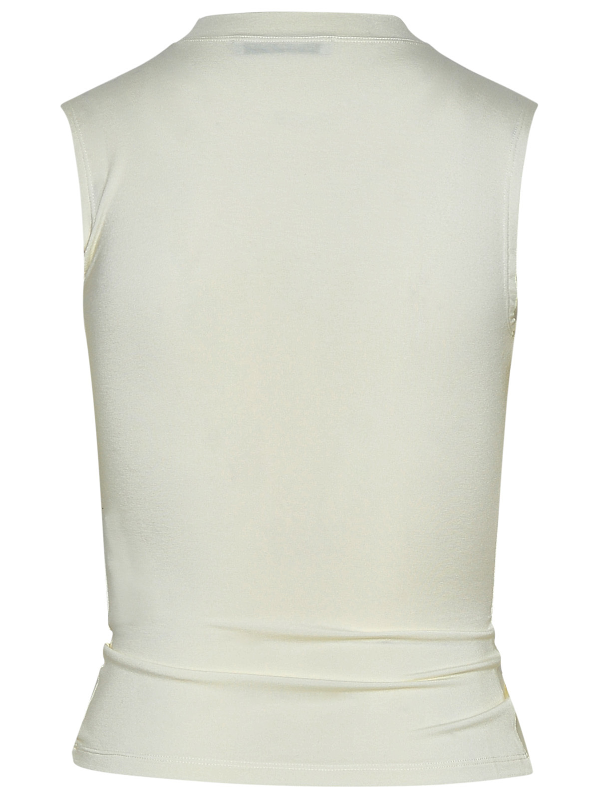 Shop Ambush Cut Out-heart Sleeveless Top In White