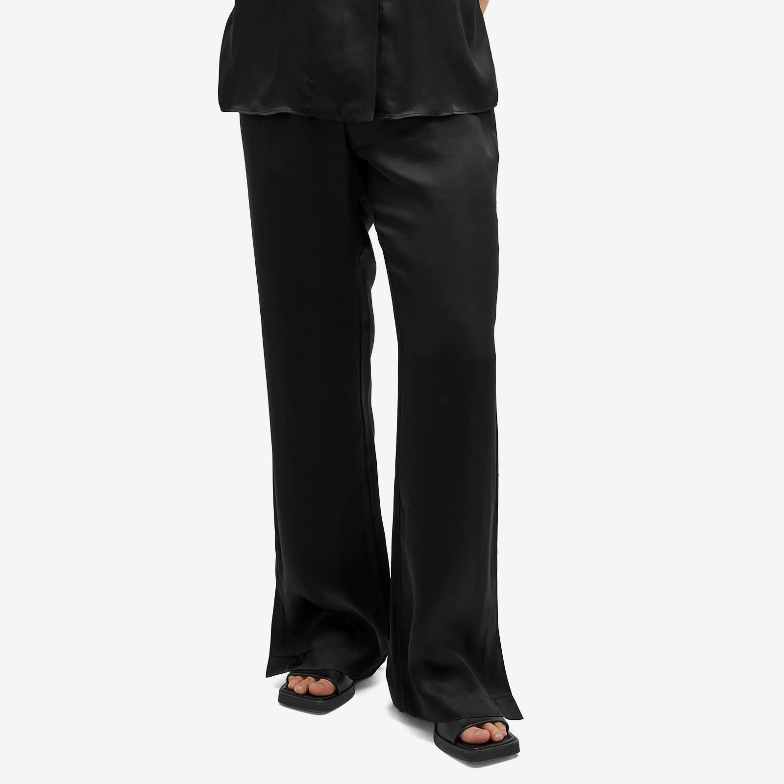 ANINE BING ANINE BING ADEN WIDE-LEG ELASTIC WAIST TROUSERS