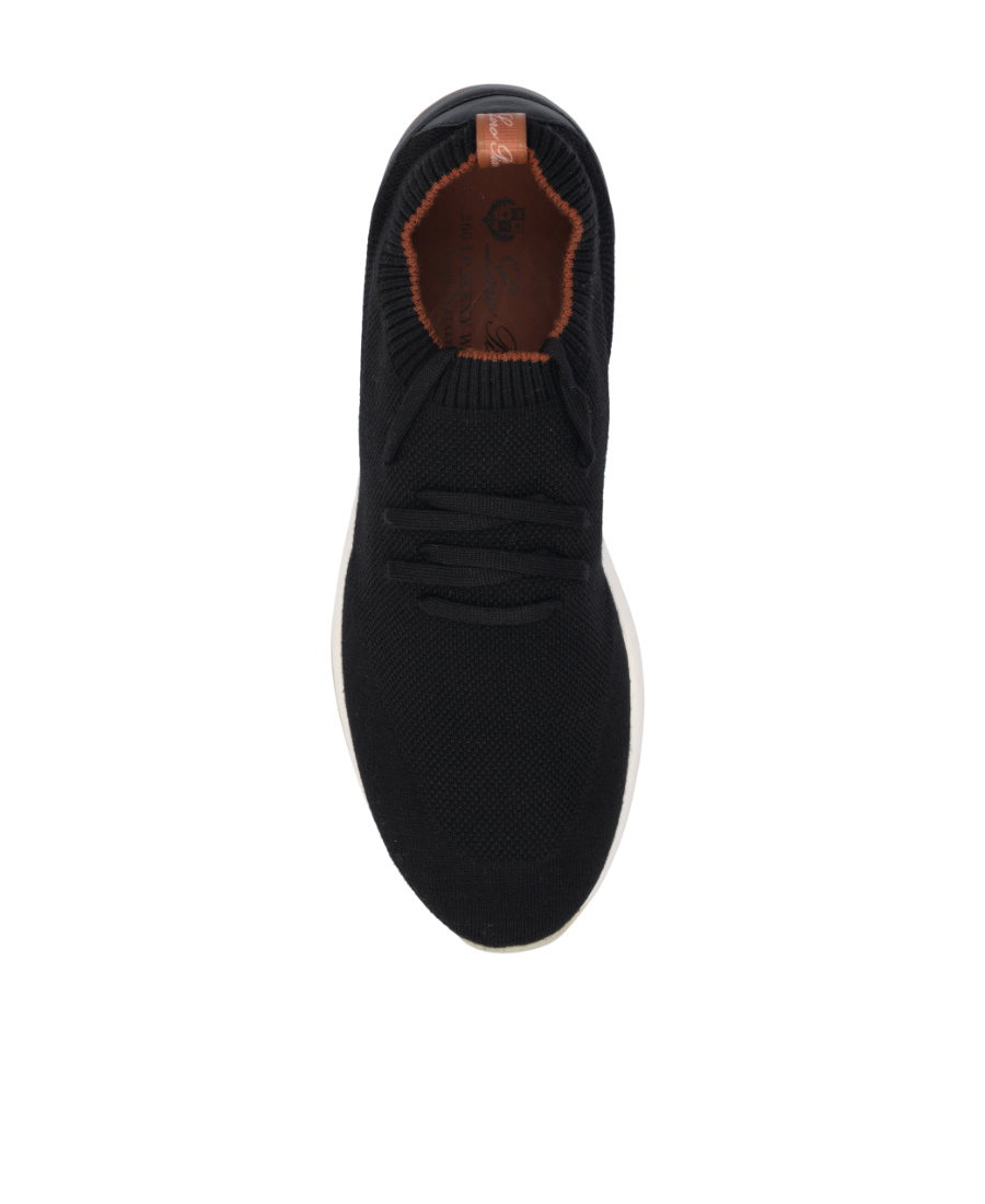 Loro Piana Low-top Trainers In Black