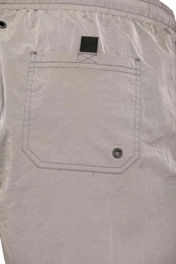 Aeronautica Militare Elastic Waist Swimming Trunks In Iron-gray