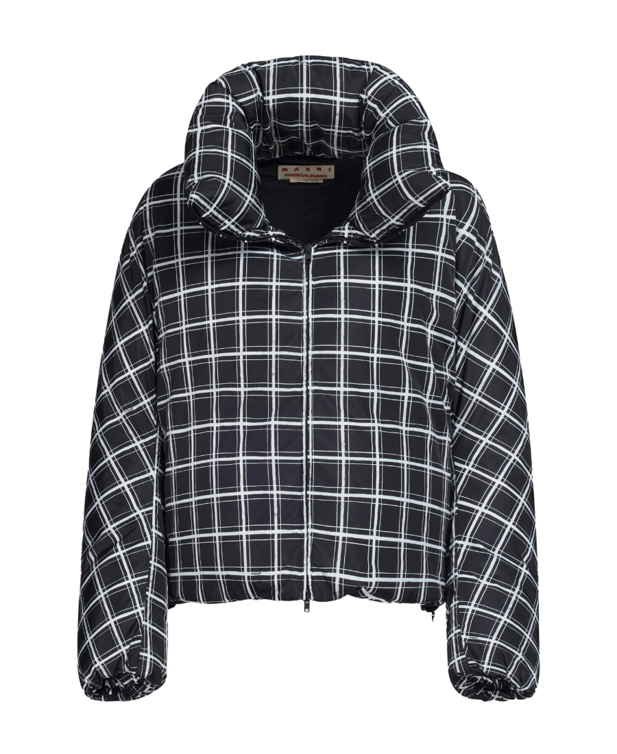 Marni Black Dingyun Zhang Edition Down Jacket In Black