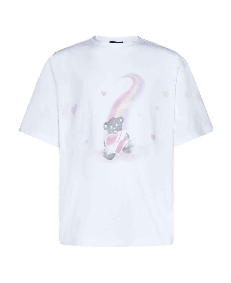 We11 Done Graphic-print Cotton T-shirt In White