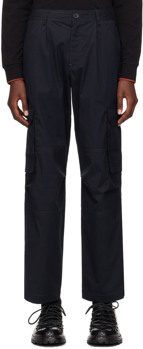 Paul Smith Belt-loop Casual Pants In Black