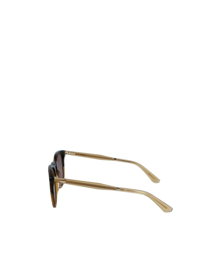 Calvin Klein Geometric Frame Sunglasses In Red