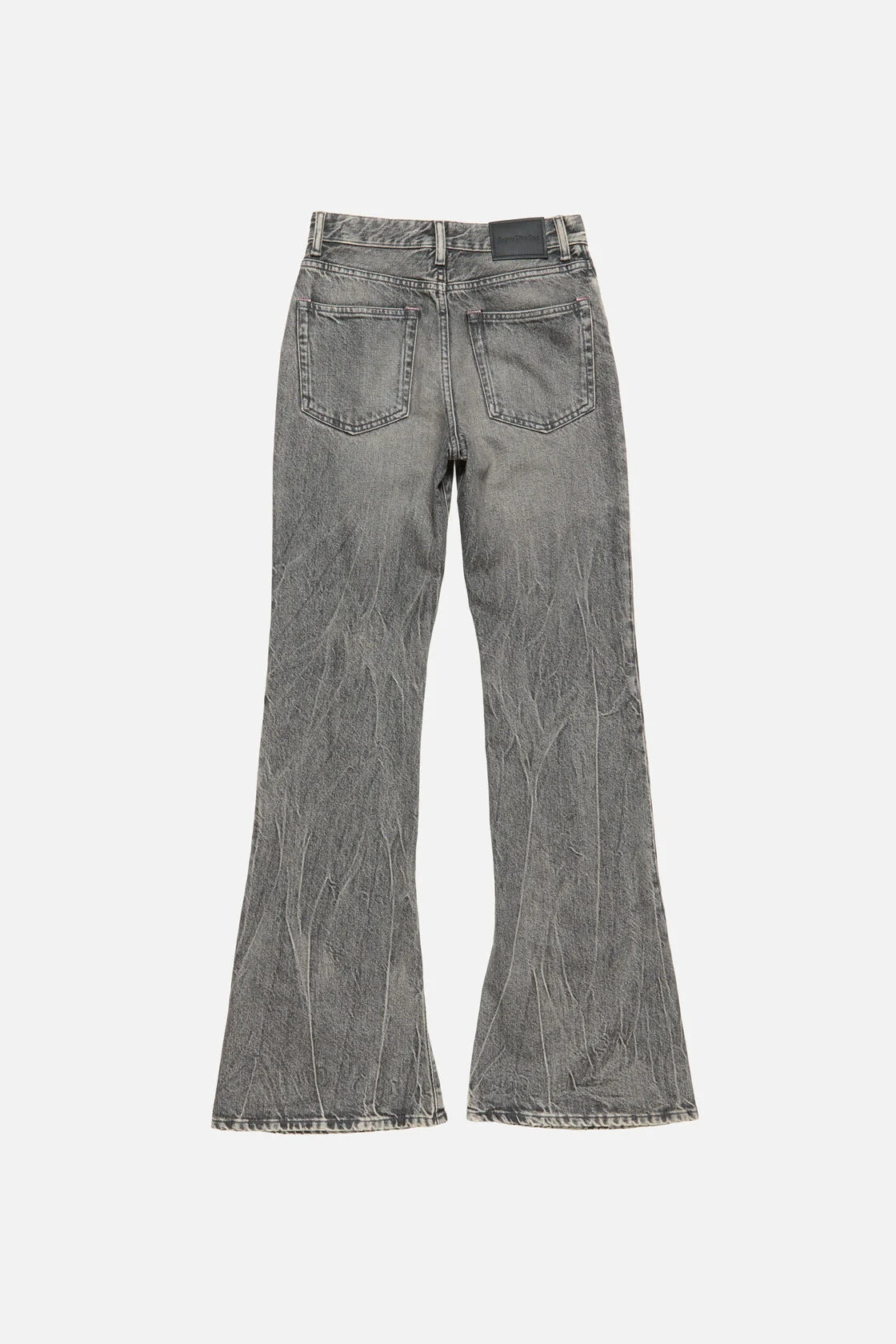 Acne Studios Belt Loop Jeans In Gray