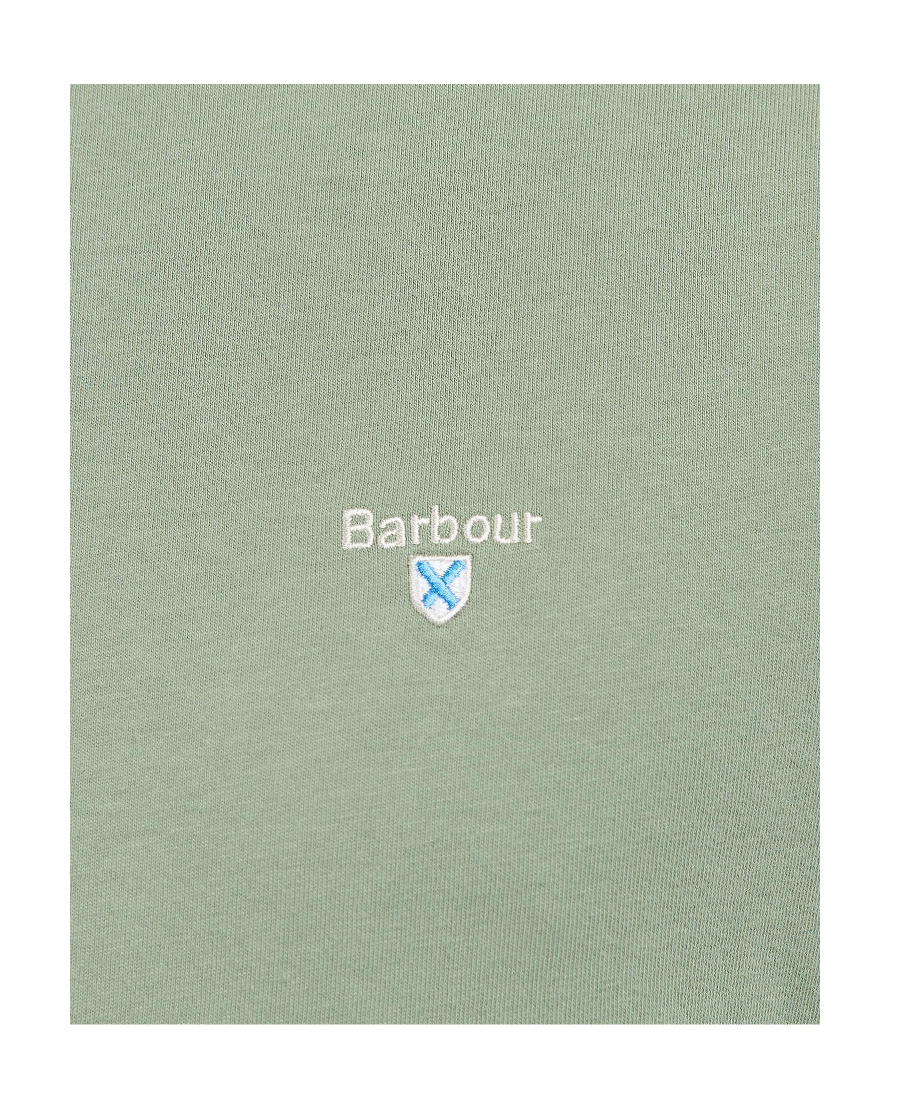 BARBOUR EMBROIDERED-LOGO COTTON T-SHIRT