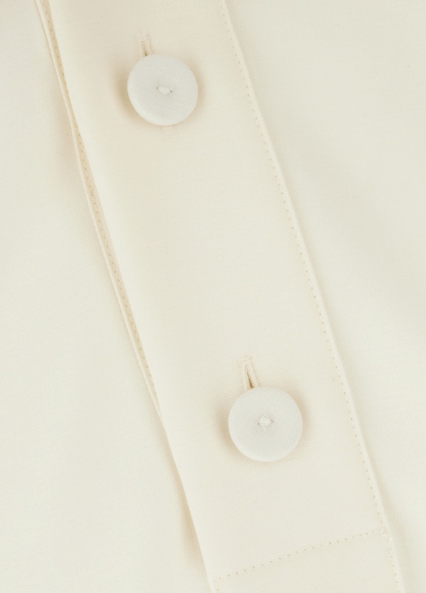 Jil Sander Wool Polo Shirt In White