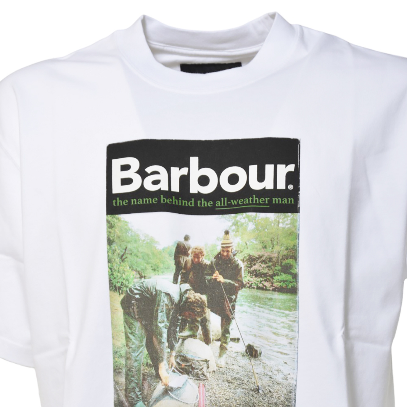 BARBOUR ALL WEATHER OVERSIZED GRAPHIC T-SHIRT