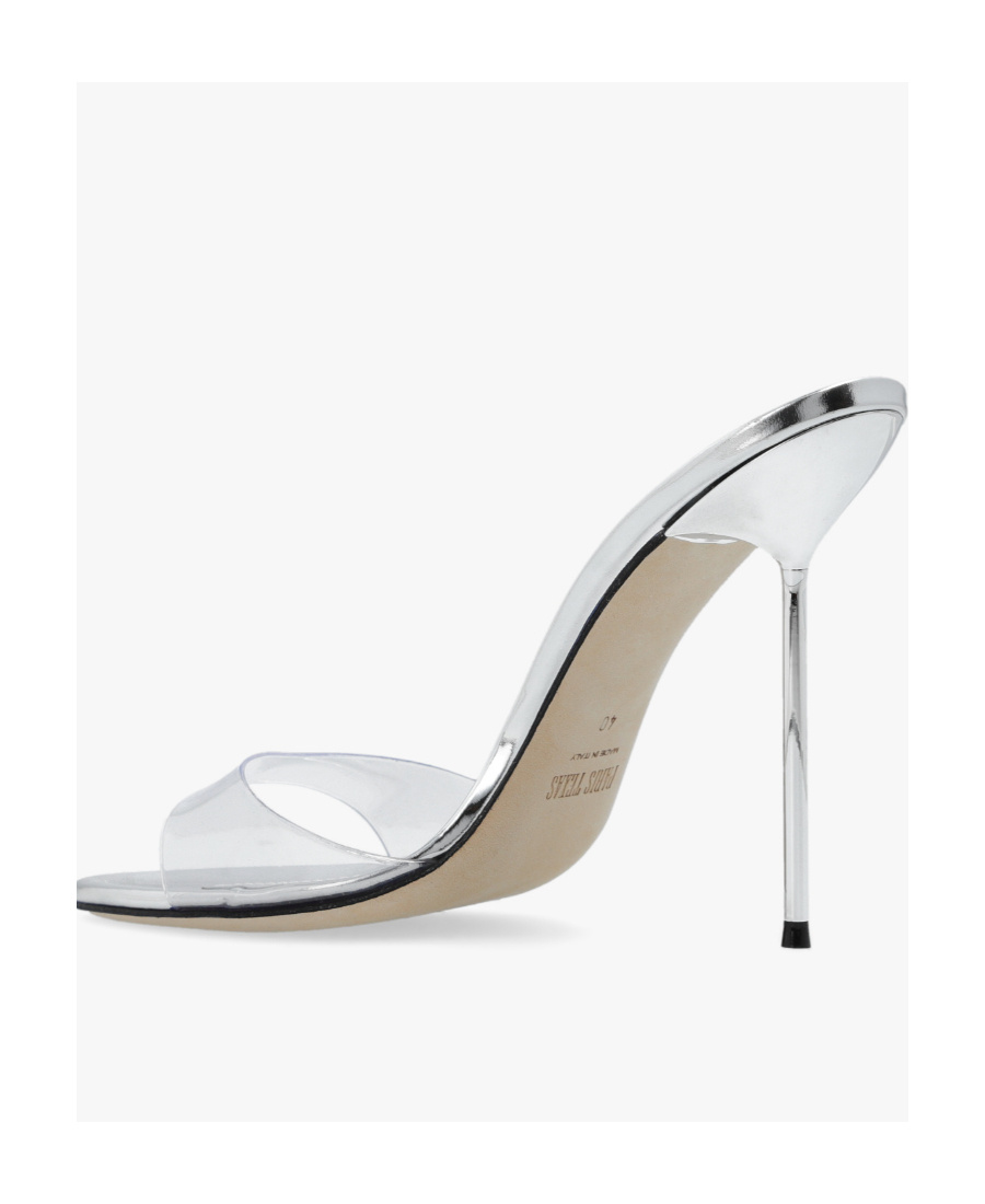 Shop Paris Texas Open-toe Stiletto-heel Mules In White